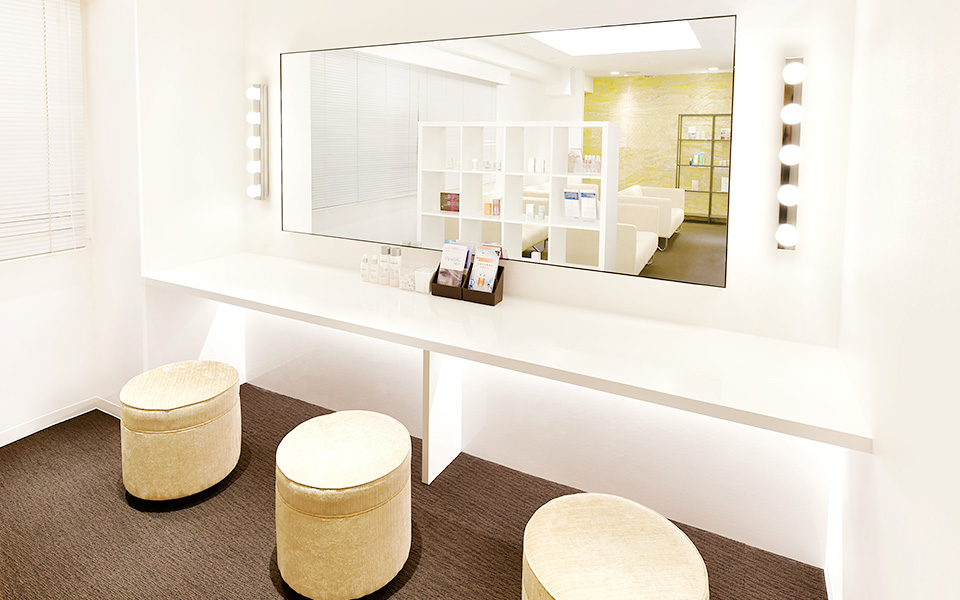 神戸北野クリニックのパウダールーム